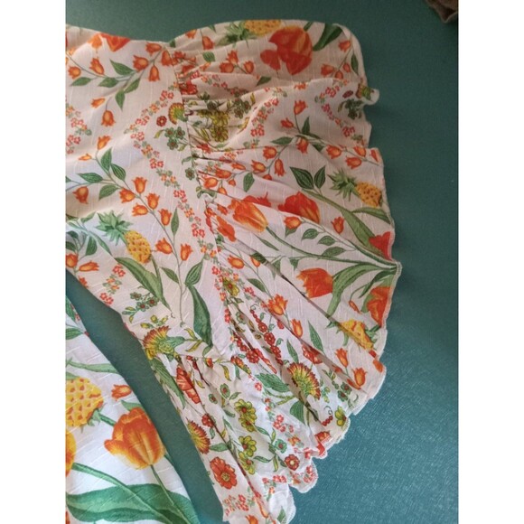 Cato Floral Boho Bell Sleeves Top - Picture 4 of 11